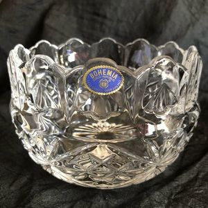 Bohemia Czech Republic Lead Crystal 5” Bowl